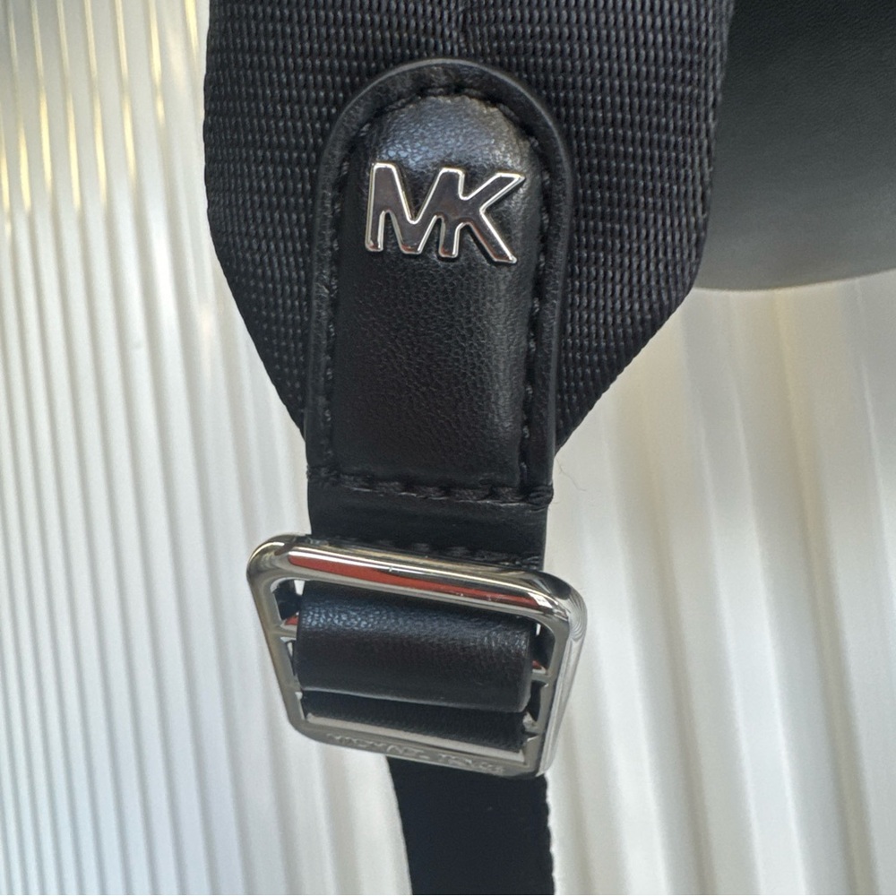 Michael Kors Black Embossed Backpack - image 4